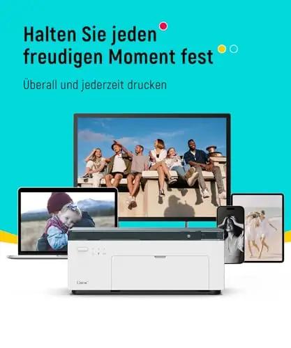 Liene väike fotoprinter 10×15 cm koos paberikomplektiga — – pilt 10