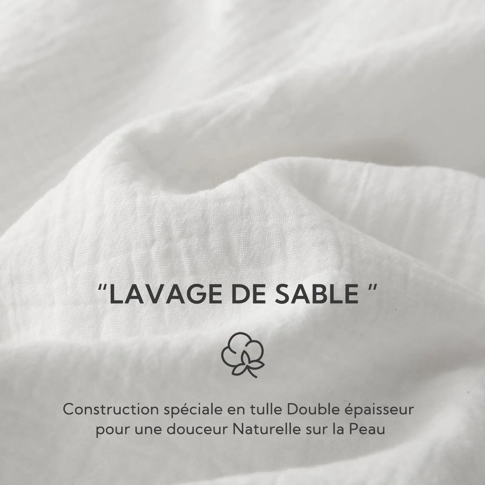 SOULFUL puuvillane voodipesukomplekt 140×200 valge elegants – pakend ja tarvikud
