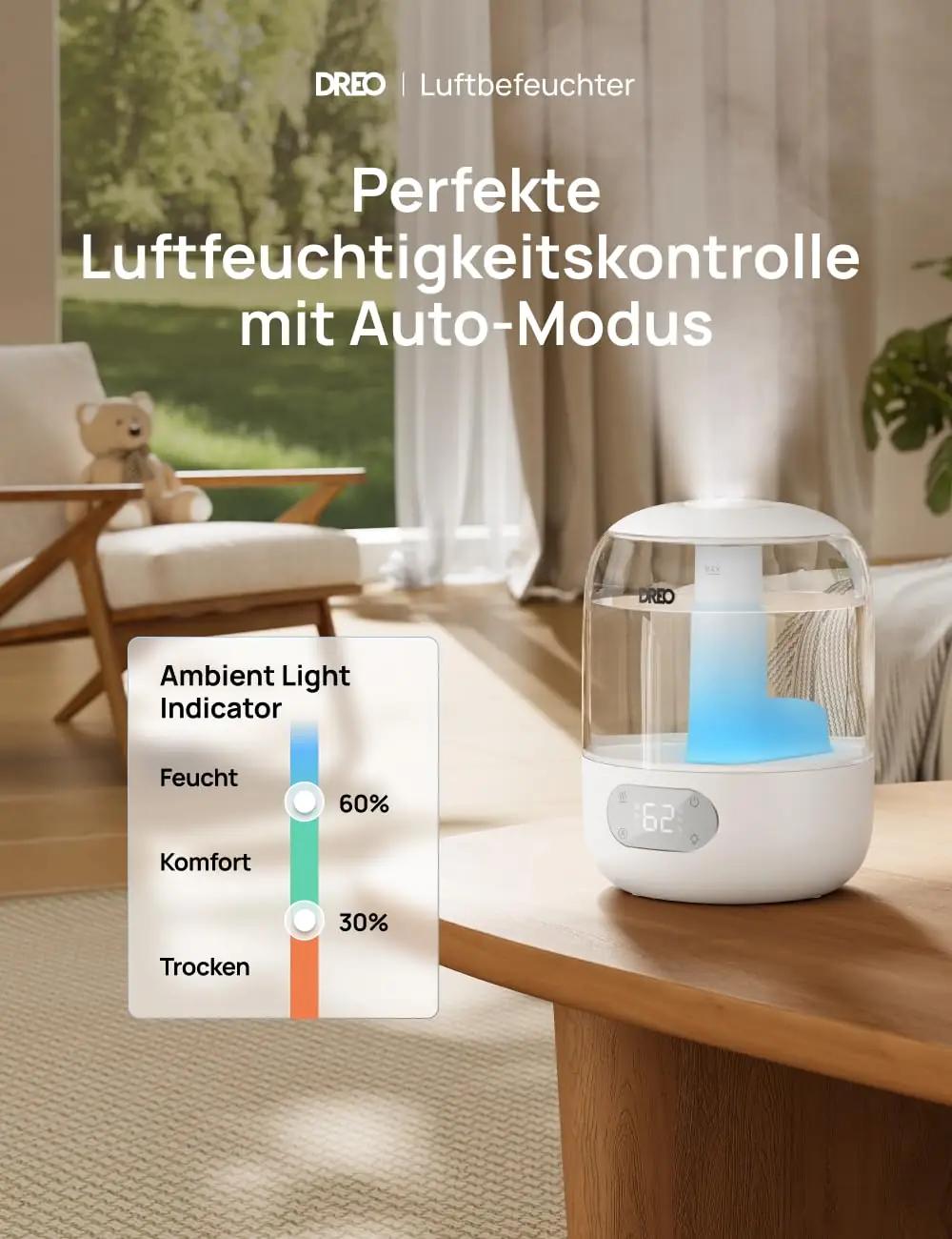 Dreo niisutaja magamistuppa — vaikne 3L ultraheli – detailne vaade