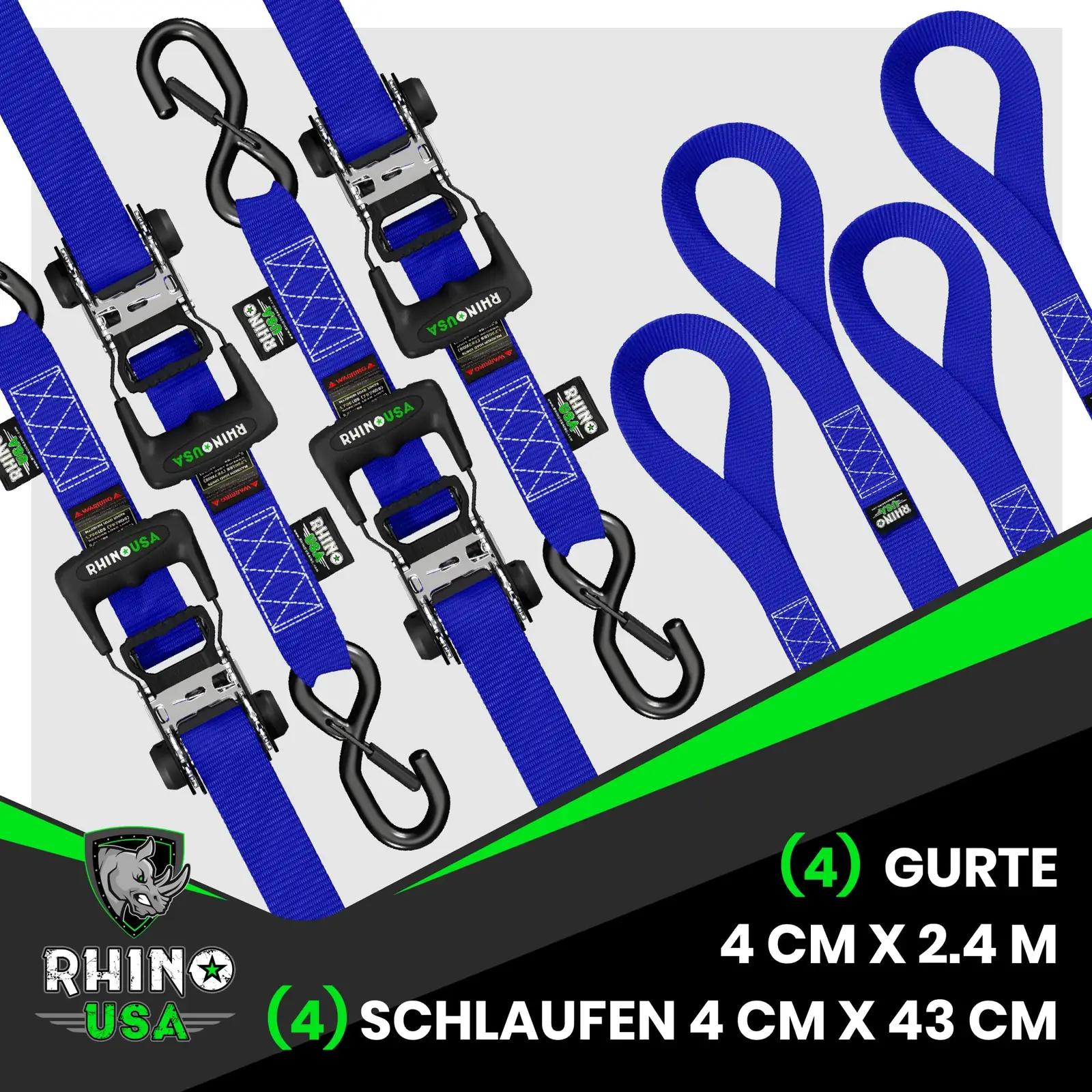 Rhino USA tugevast polüestrist kinnitusribad – 4 tk, 2,4 m – kasutusnäide