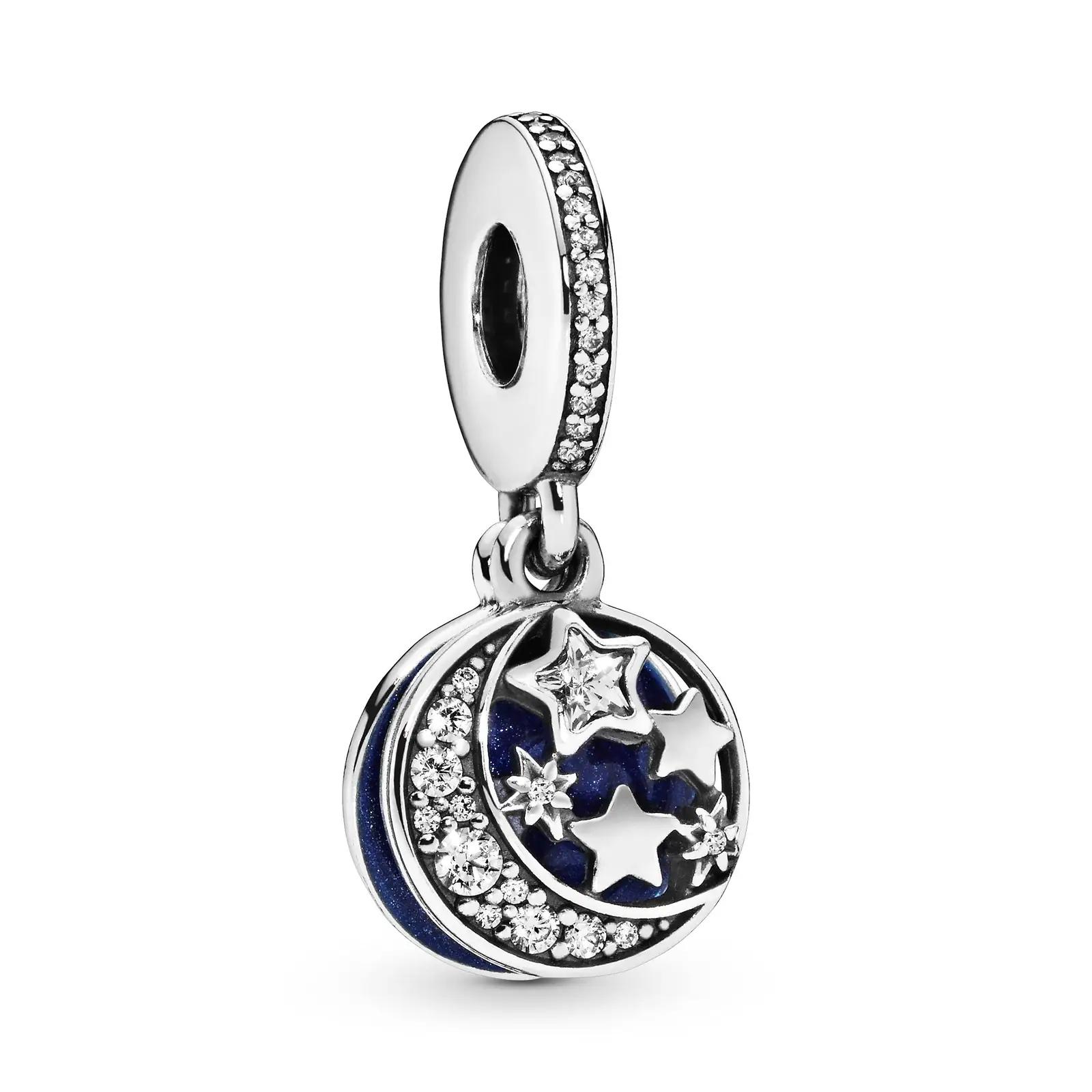 PANDORA sterling-hõbe ripats – vintage taeva sinine ilu