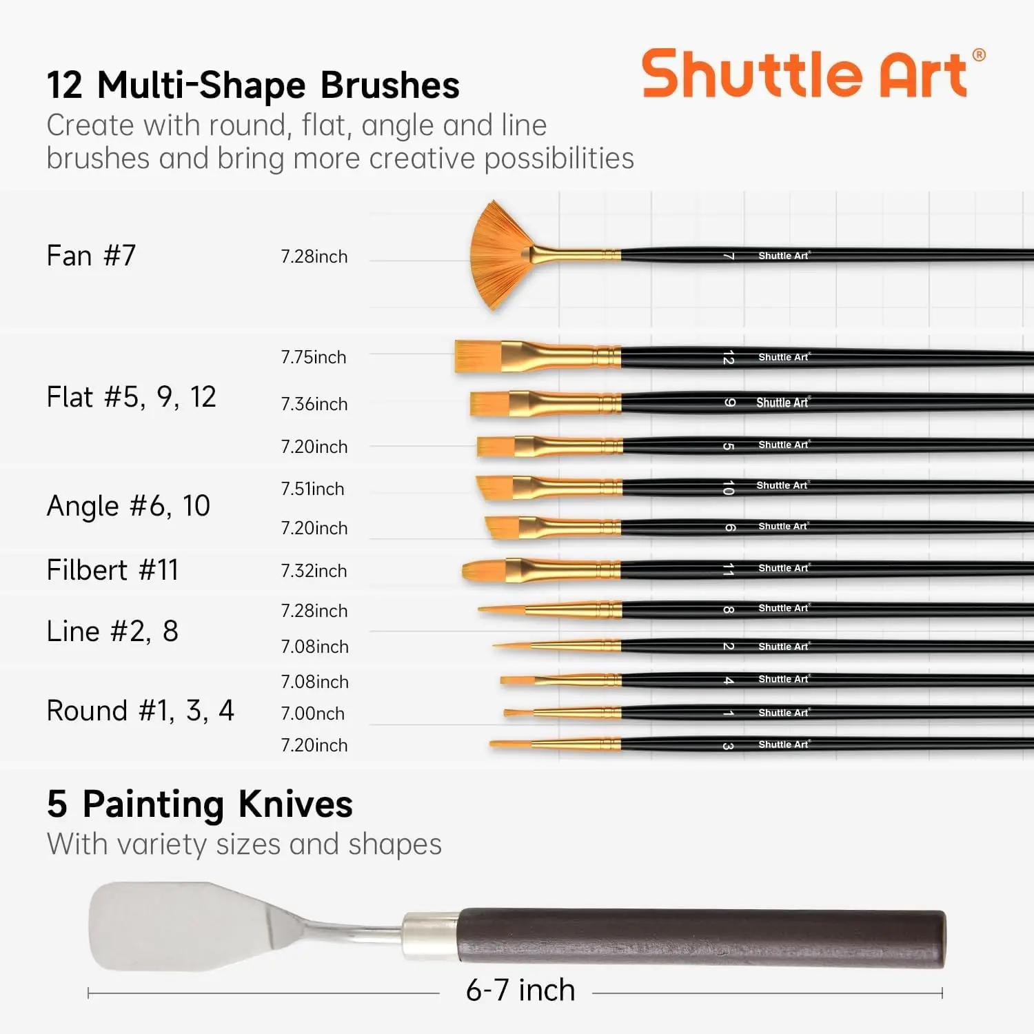 Shuttle Art professionaalne 65-osaline maalikomplekt – pilt 7