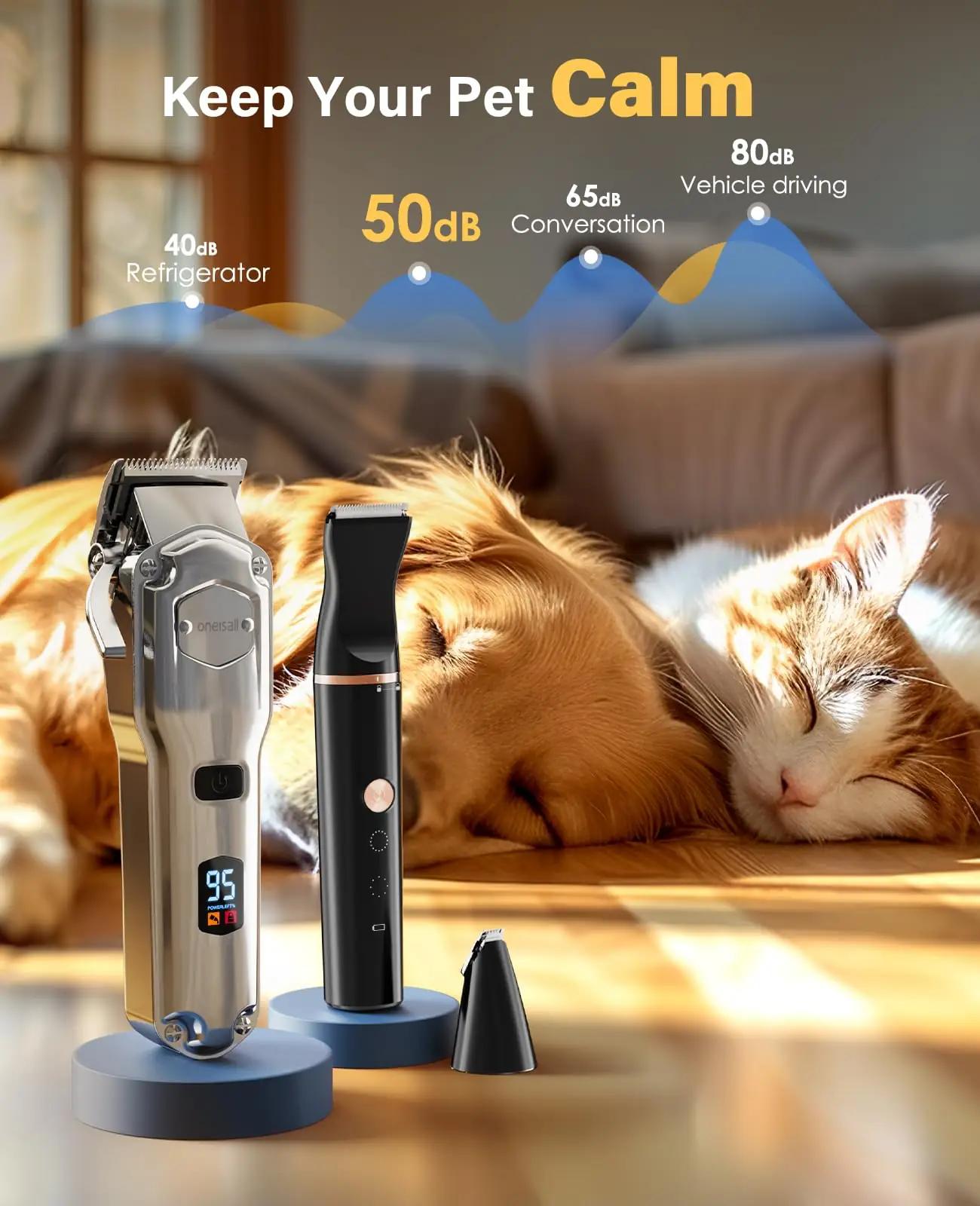 oneisall roostevabast terasest koerakarva trimmer – pilt 6