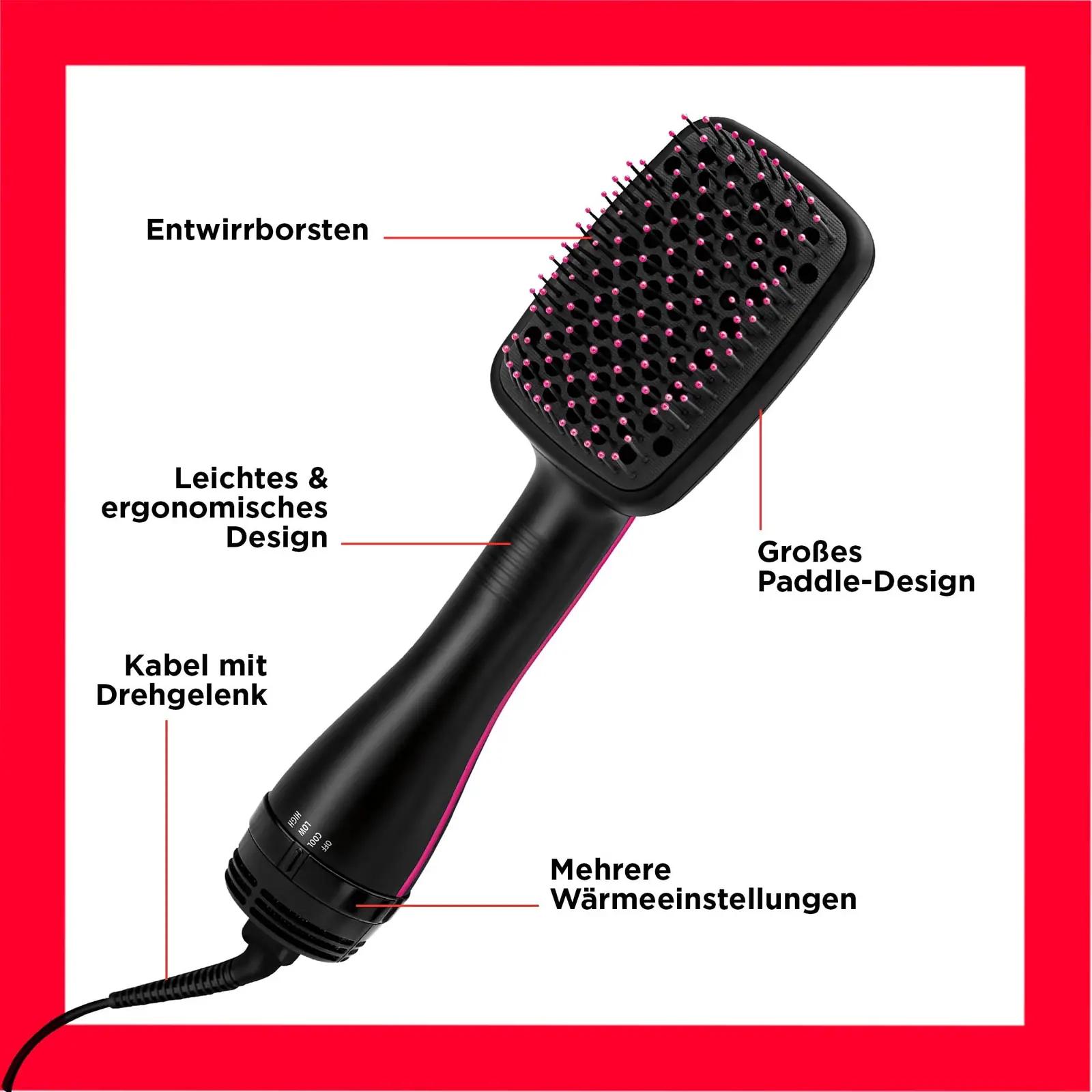 Revlon Pro keraamiline warmluftbürste – sile ja läikiv tulemus – lisavaade