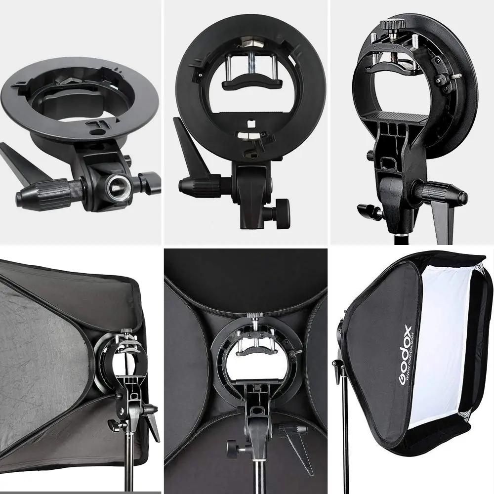 Godox pehme 80×80 cm softbox S-kiirguse hoidjaga fotoks – detailne vaade
