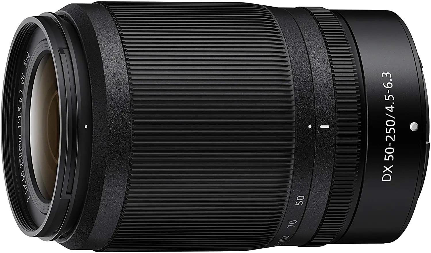 Nikon teleobjektiiv Z DX 50–250mm – kerge, kvaliteetne otsmik – pakend ja tarvikud
