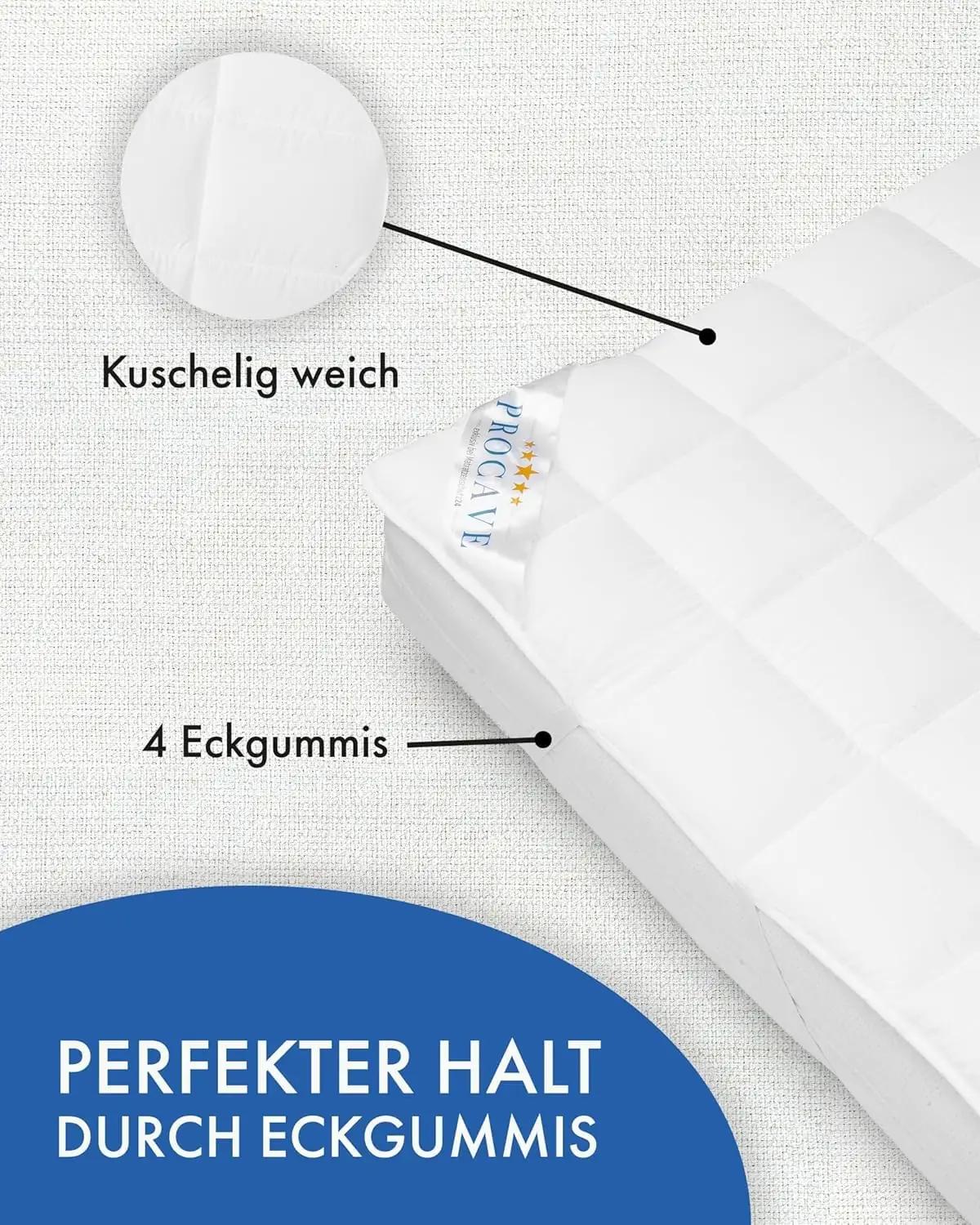 PROCAVE hingav matratsikate 150×200 cm — allergiakaitse – pakend ja tarvikud