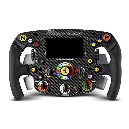Thrustmaster Ferrari SF1000 ripats charm — karbonist juhtimine – detailne vaade