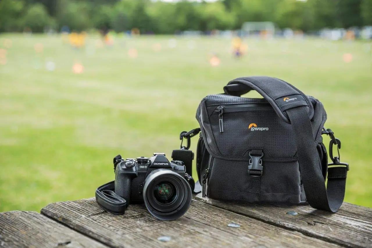 Lowepro vastupidav polüester kaamera-kott – ideaalne reisiks – detailne vaade