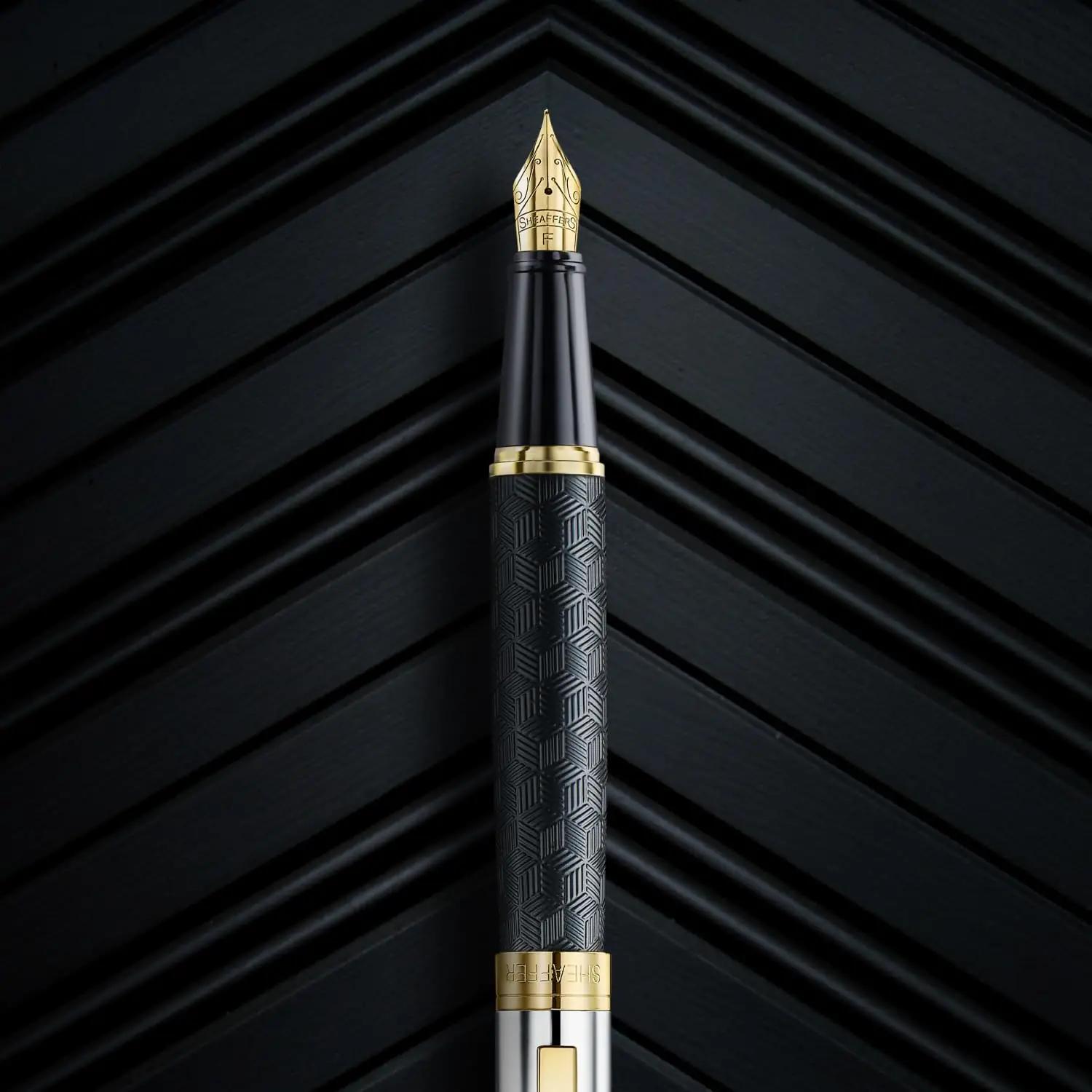 Sheaffer elegantne metalline täitevustik — kingitus ja – detailne vaade
