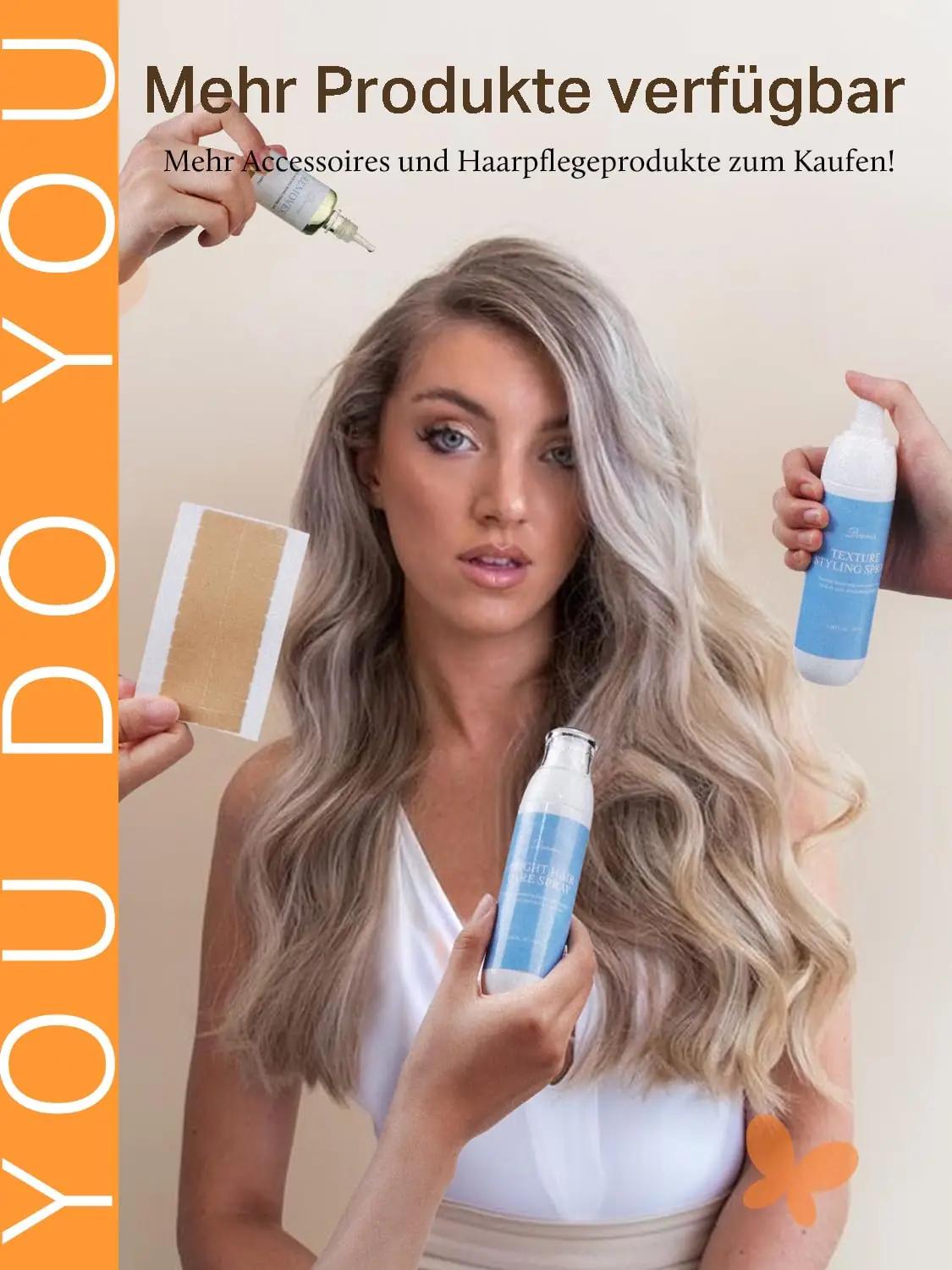 DOORES naturaalsed pikendused 45 cm – pehme balayage toon – pilt 9