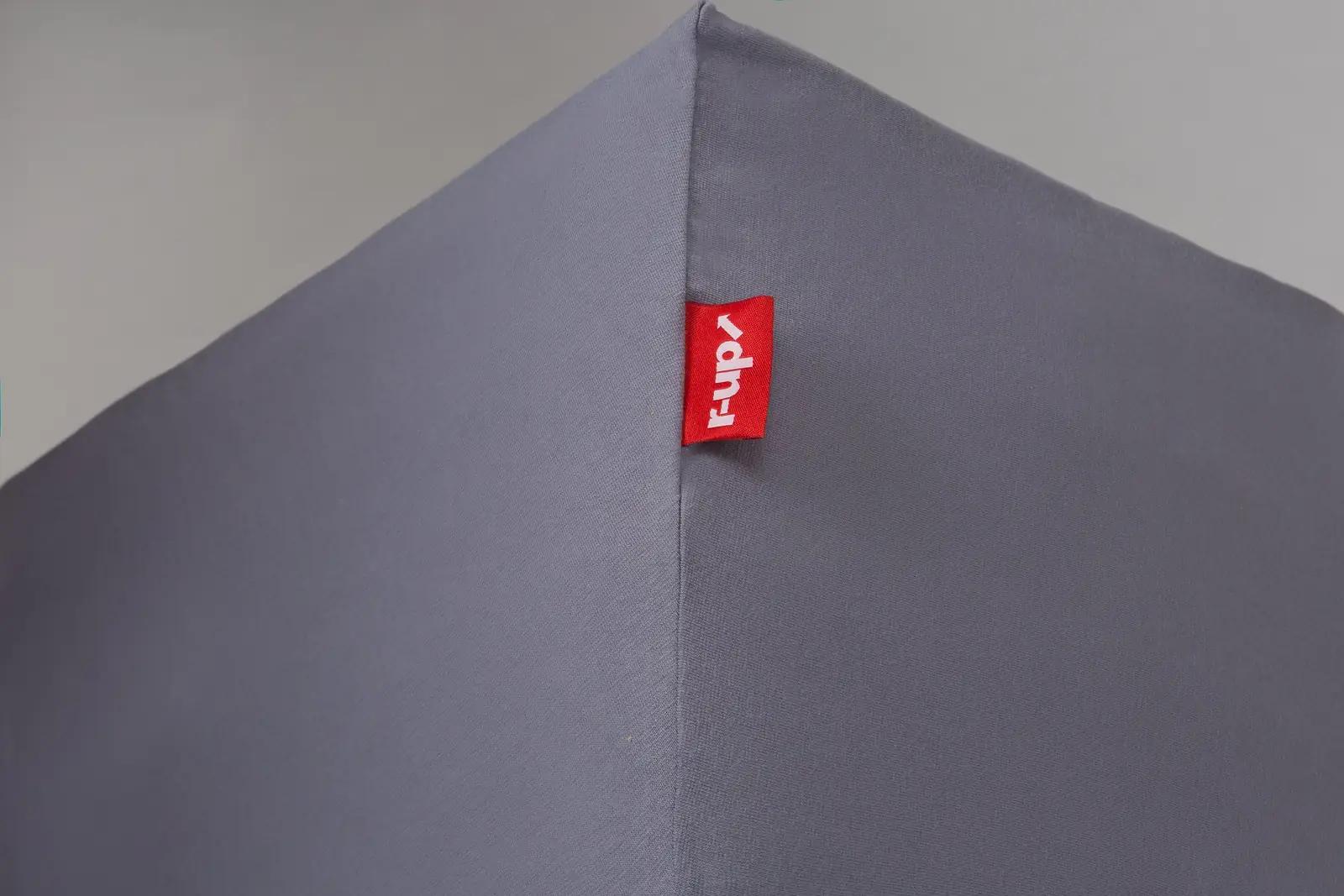 r-up 100% puuvillane voodilinapakk 180–220 cm, hall – detailne vaade