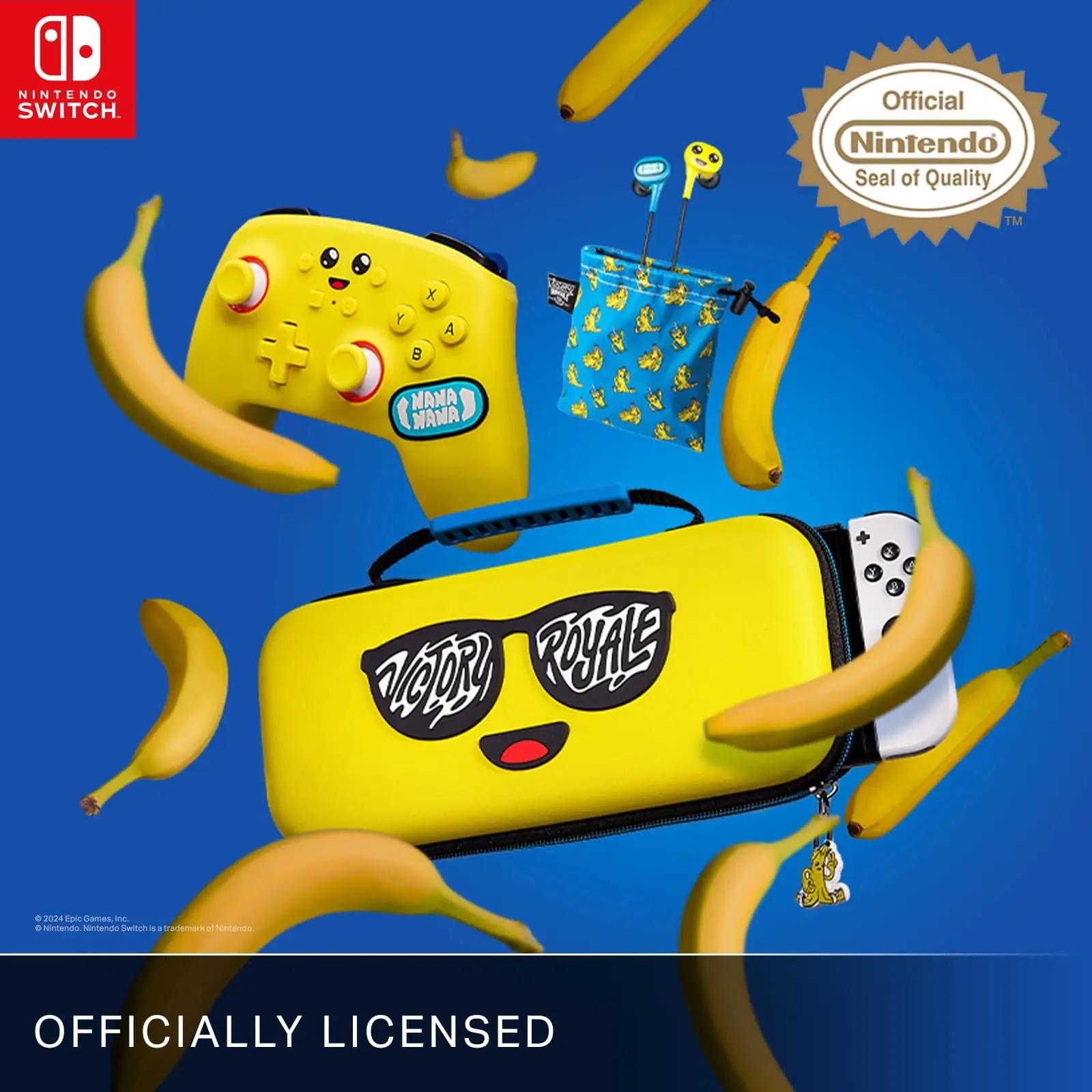 PowerA juhtmevaba Nintendo Switch kontroller — Peely kujundus – pakend ja tarvikud