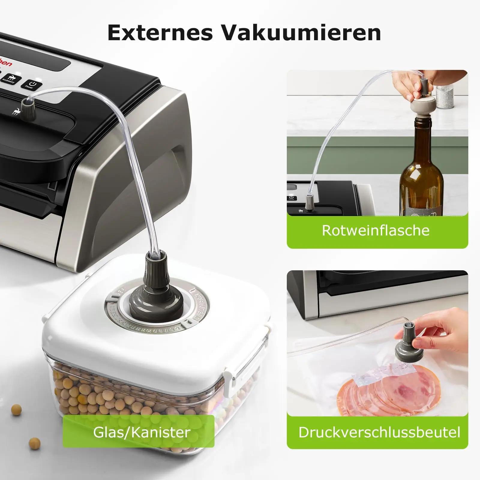 Bonsenkitchen roostevaba vaakumpakisija — kingitus kööki 15L/min – pilt 8