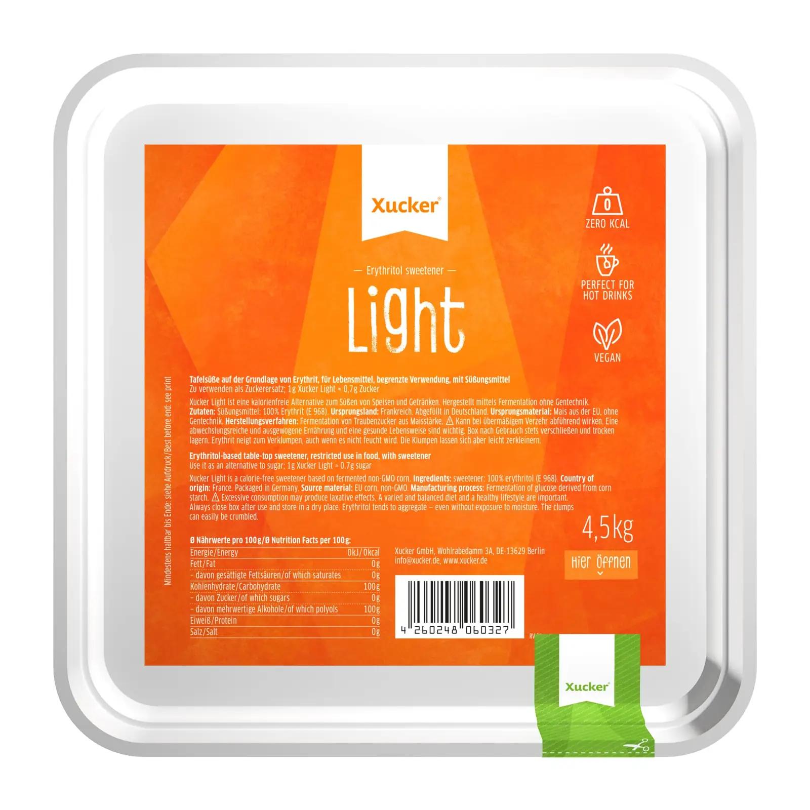 Xucker 4,5 kg erytrit-box — kalorivaba küpsetussuhkur – pilt 6