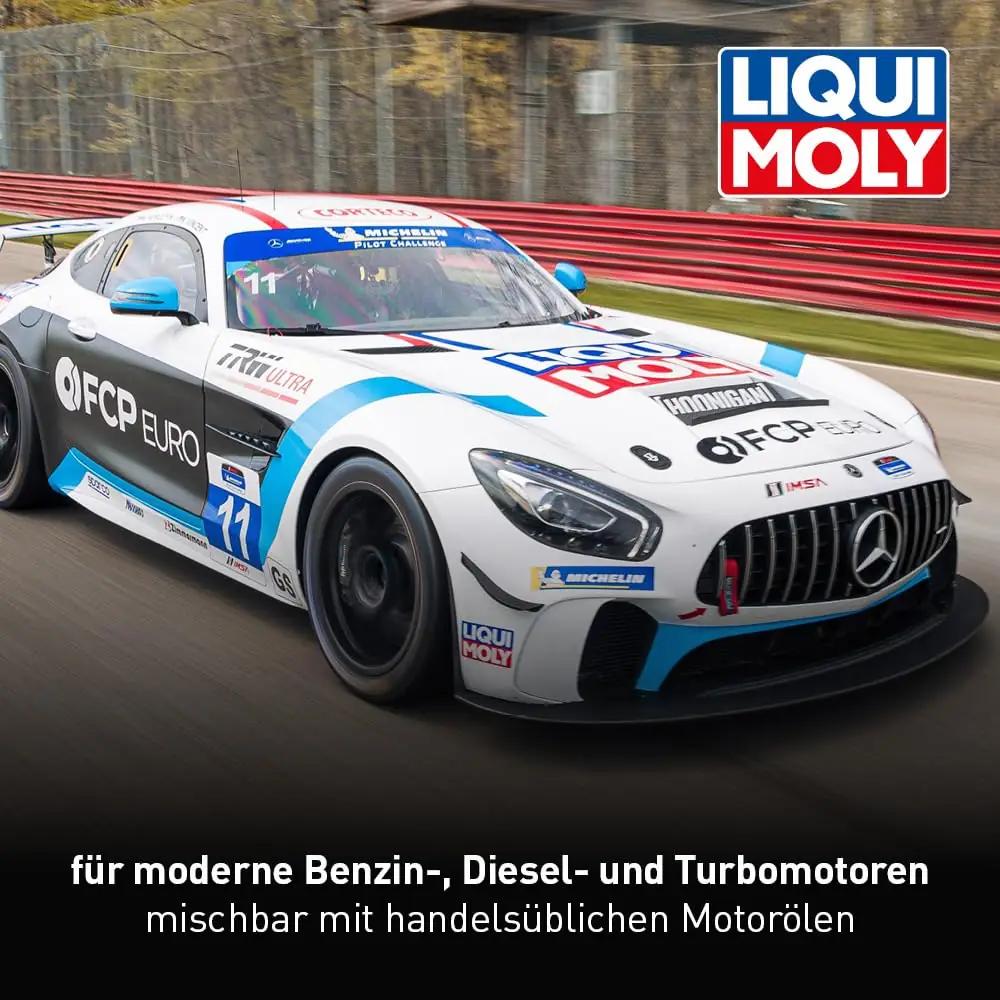 Liqui Moly kvaliteetne mootoriõli 10W-40 5 L – pikk kuluiga – kasutusnäide