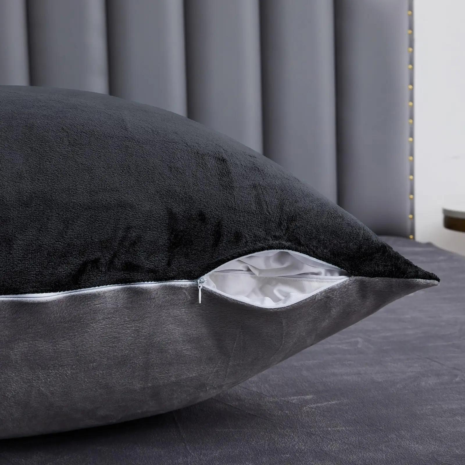 YASMENG pehme flanellist voodipesu 200×200 cm — soe talveks – pilt 6