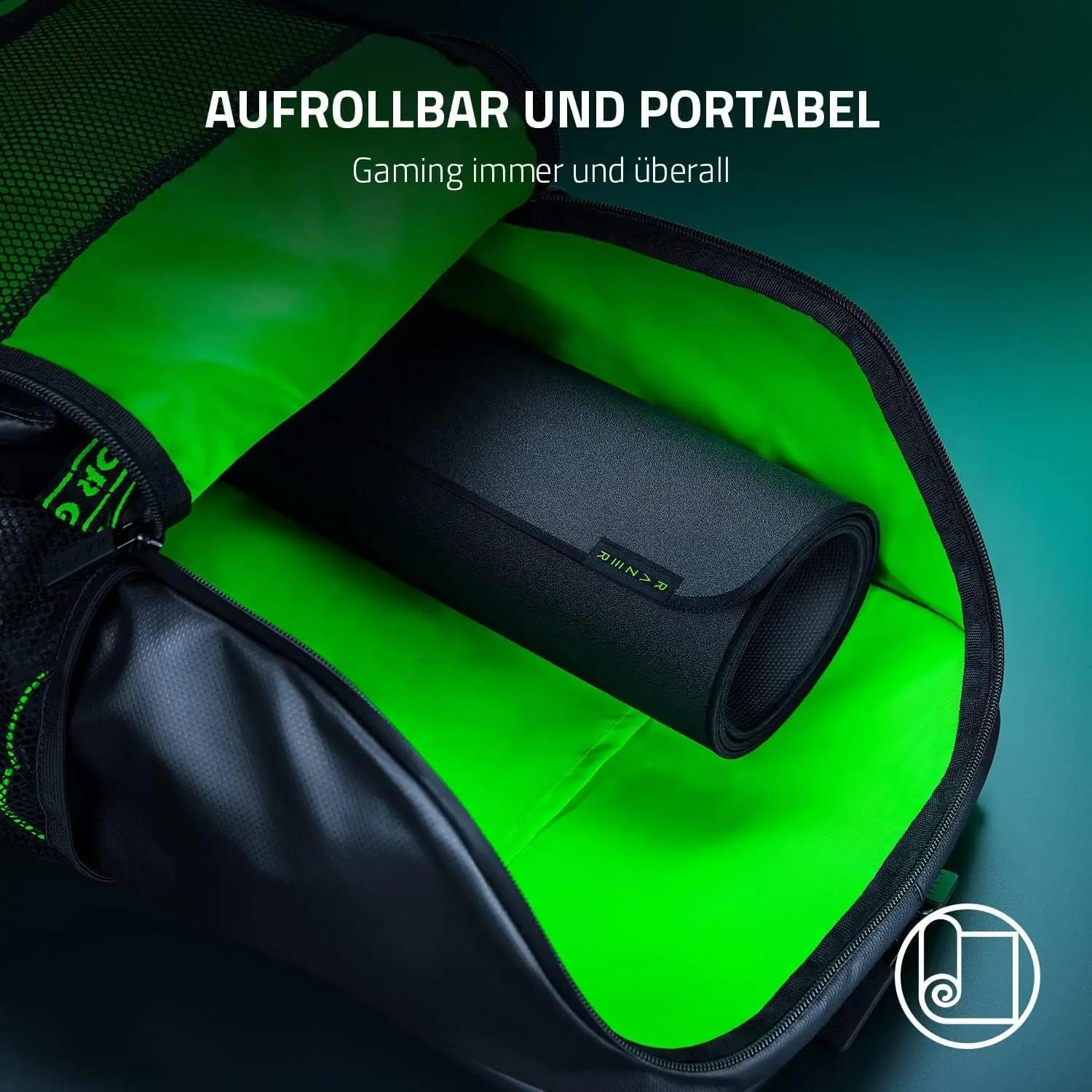Razer pehme kummiga Strider XXL mängumatt — suur ja stabiilne – kasutusnäide