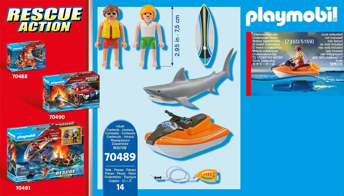 PLAYMOBIL päästeseiklus: plastikust hai- ja vesiseade kingituseks – pilt 6