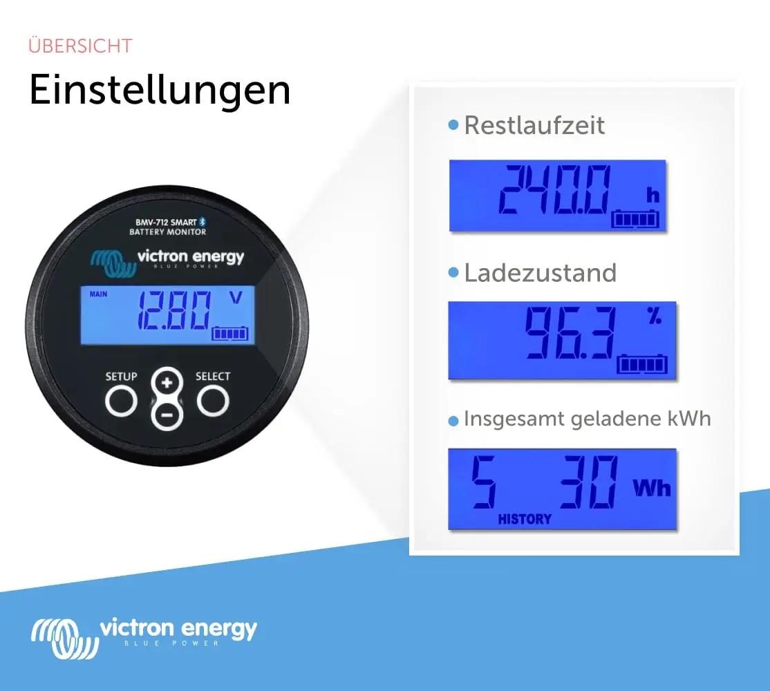 Victron Energy akumonitor BMV-712 Smart – täpne aku jälgija – pilt 6