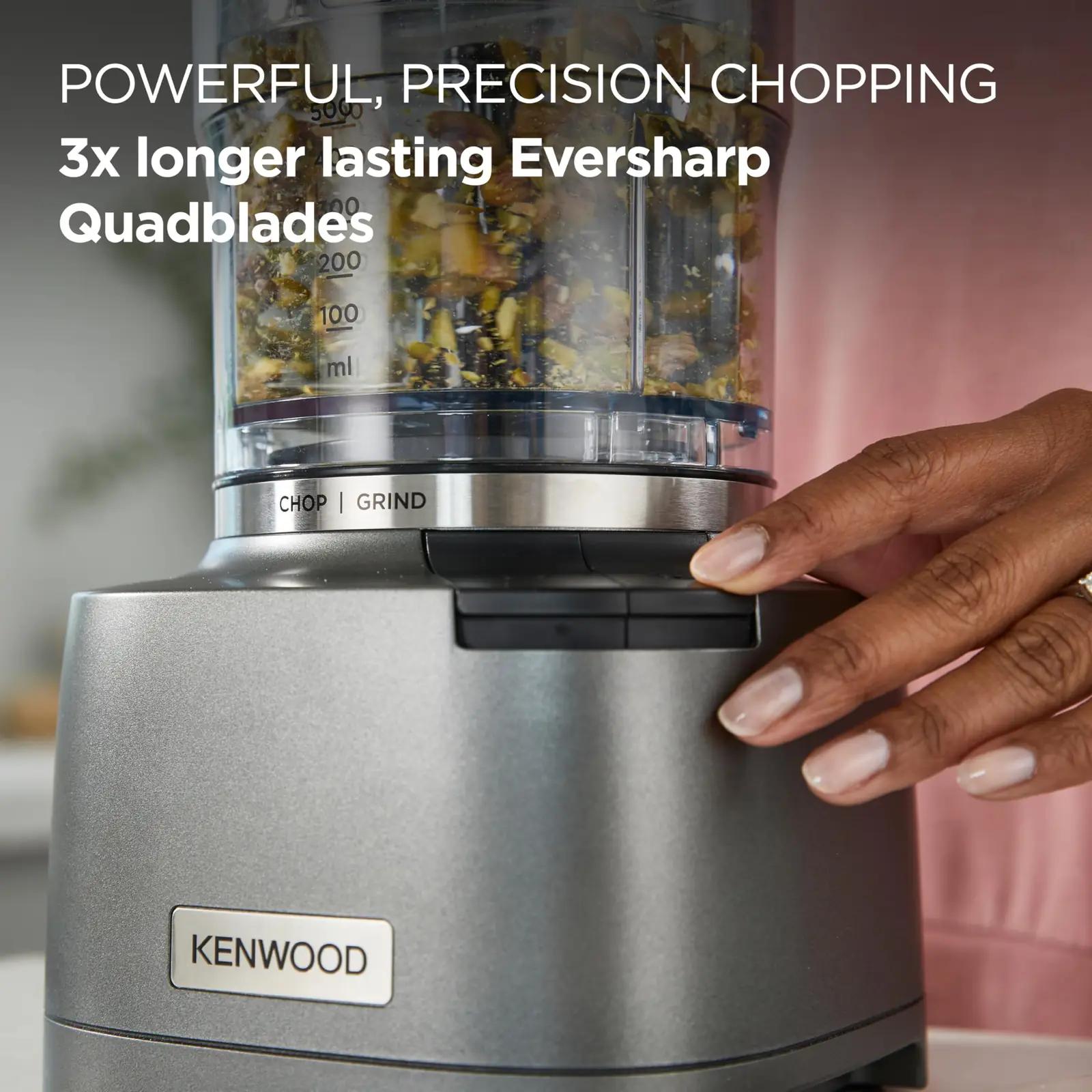 Kenwood roostevaba Duo Prep — kompaktne vürtsiveski ja hakkija – kasutusnäide