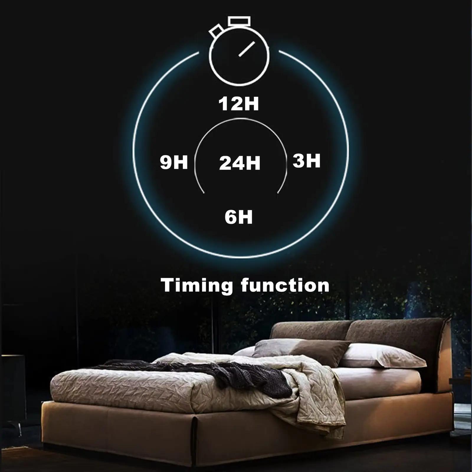 WODA Shang Mao modernne LED laeventilaator 70 cm valge – kasutusnäide
