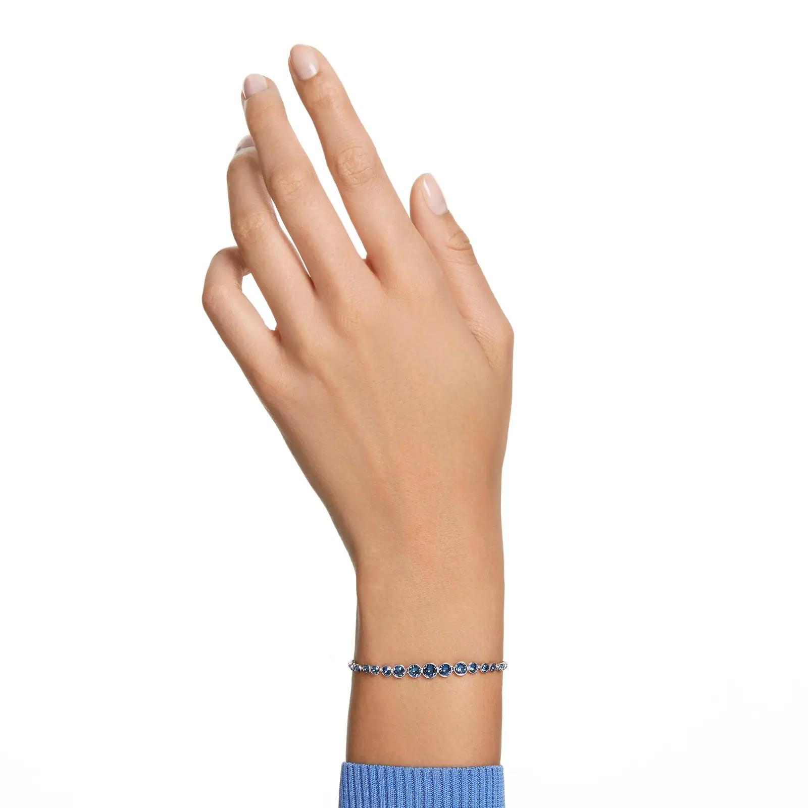 Swarovski Imber Emily: rhodeeritud sinine käeehe kingituseks – lisavaade