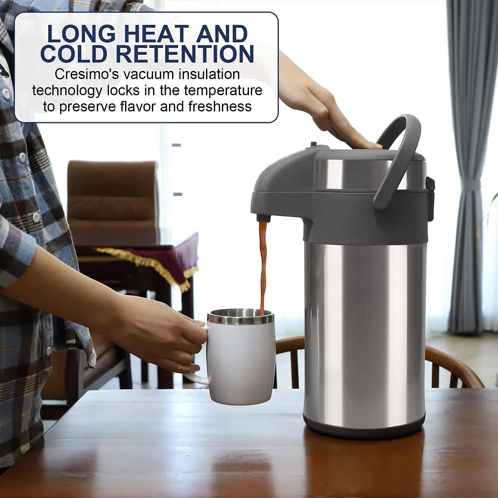 Olerd roostevaba 4,0 l termoskann — suur kohvipakkuja – lisavaade
