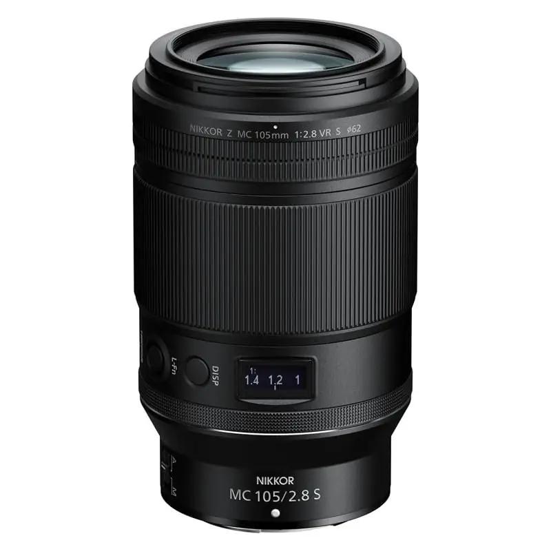 Nikon valgusjõuline makroobjektiiv – kvaliteetne 105 mm 1:2,8 VR – pakend ja tarvikud