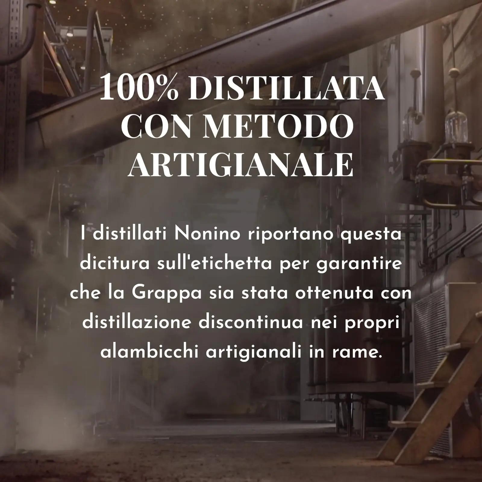 Nonino grappa riserva 8 aastat – elegantne kinkpudel 700 ml – pilt 6