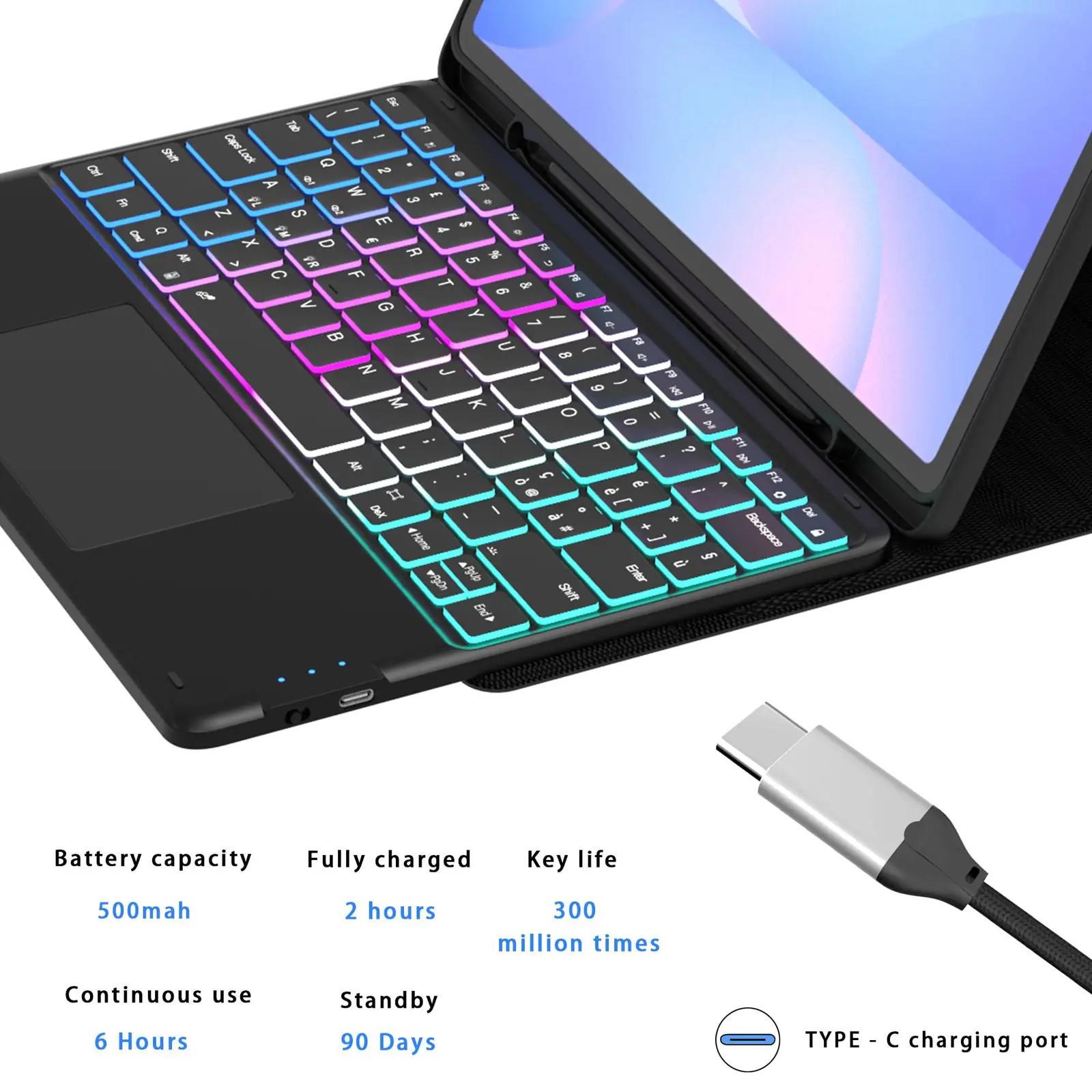 VANKEYPAD kaitsev ümbris-klaviatuur Samsung Tab S10 FE+ 13.1 – pilt 6