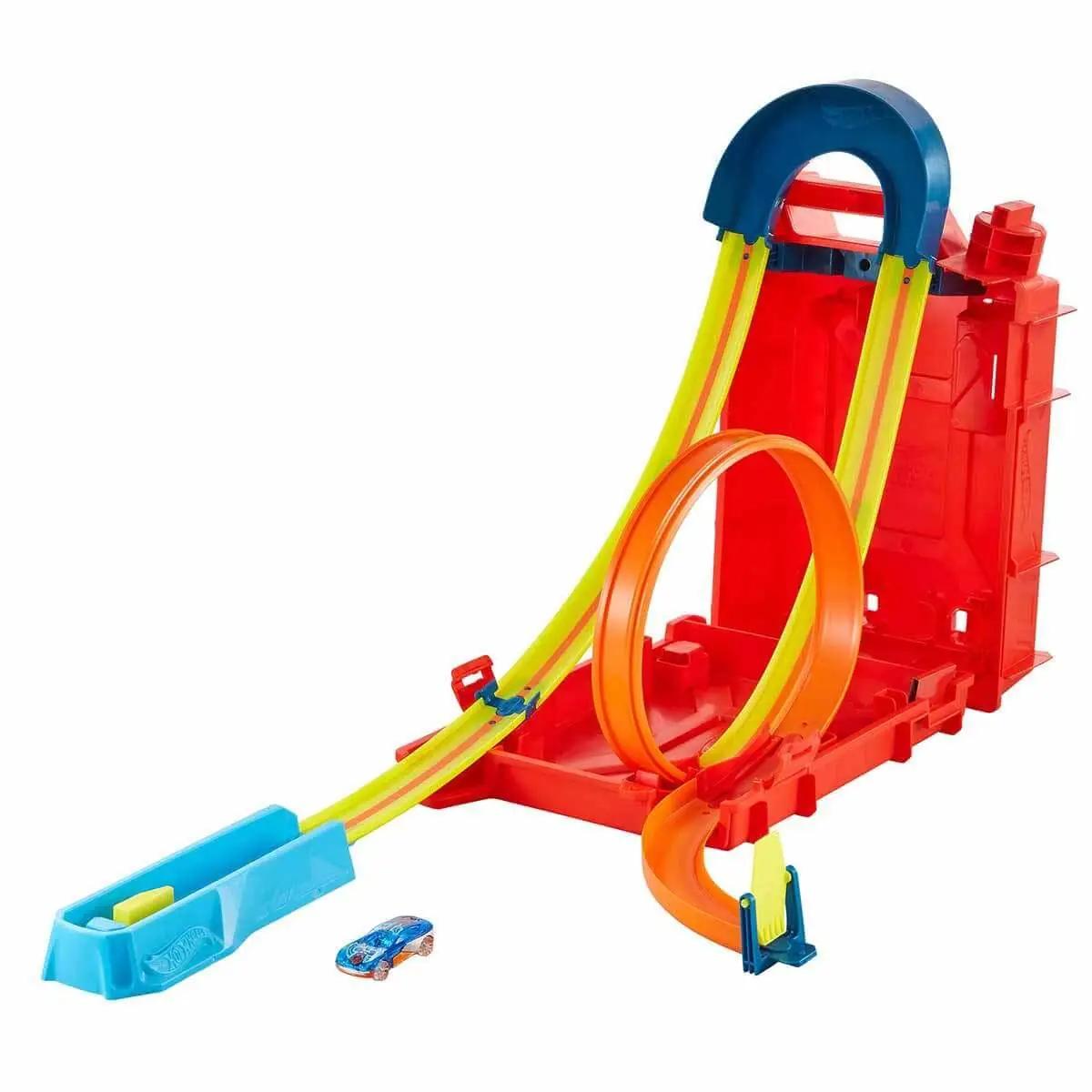 Hot Wheels plastist autorada kinkepakend – loop ja hoiukast – kasutusnäide