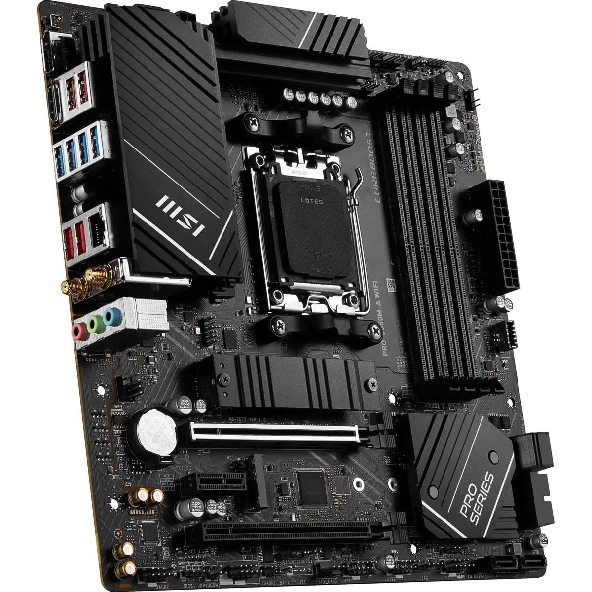 MSI emaplaat PRO B650M-A WIFI – stabiilne DDR5 mATX valik – lisavaade