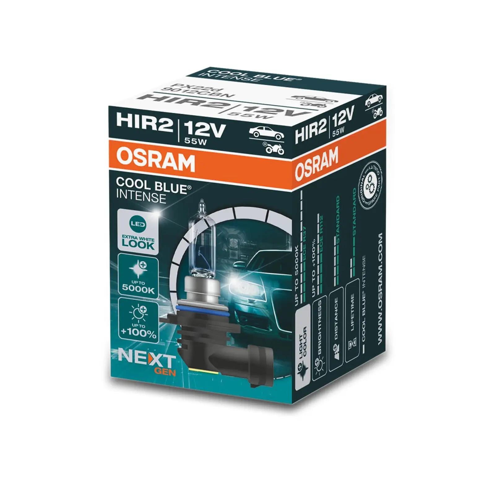 Osram Cool Blue Intense HIR2 12V/55W — eredam valgus