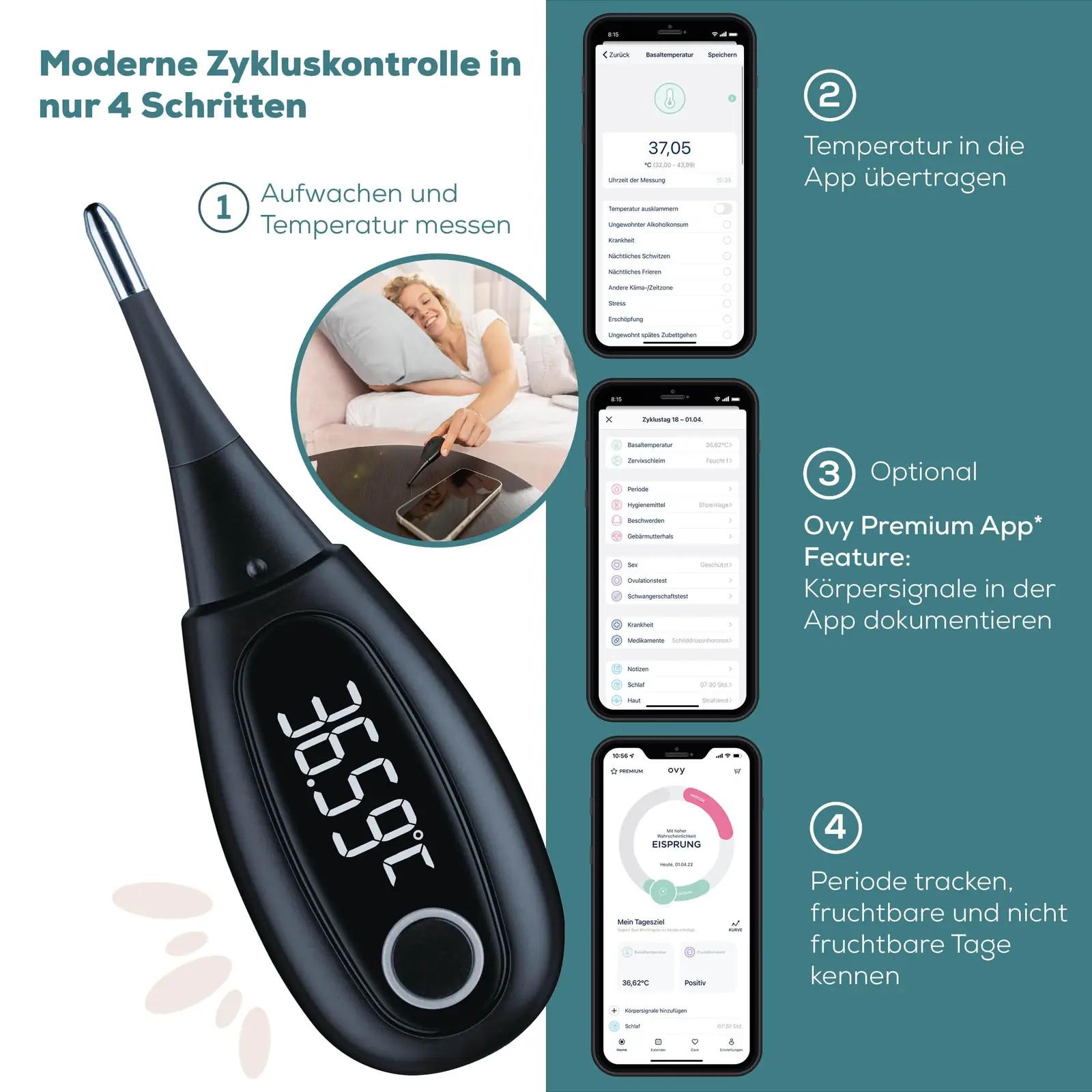Beurer basaaltermomeeter OT30 – täpne tsüklikontroll ja Bluetooth – pilt 6