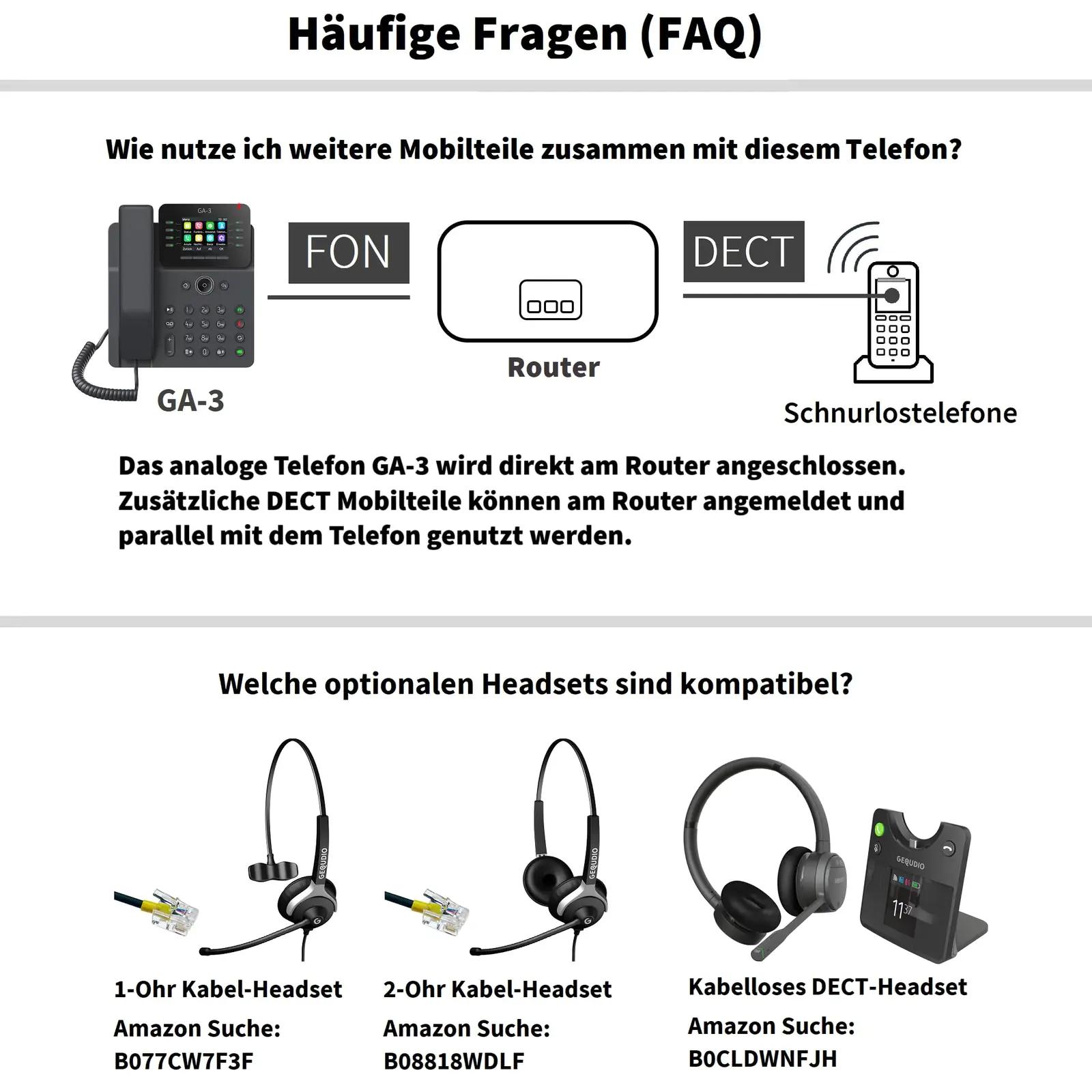 GEQUDIO VoIP-telefon WA9550 – premium käed-vabad ja kaks ekraani – pilt 8