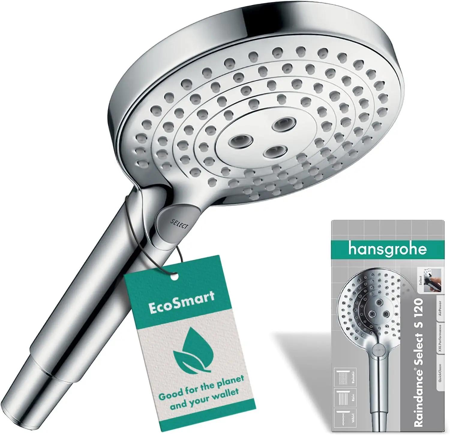 hansgrohe kroomitud säästlik dušipäästja — ideaalne vannituppa