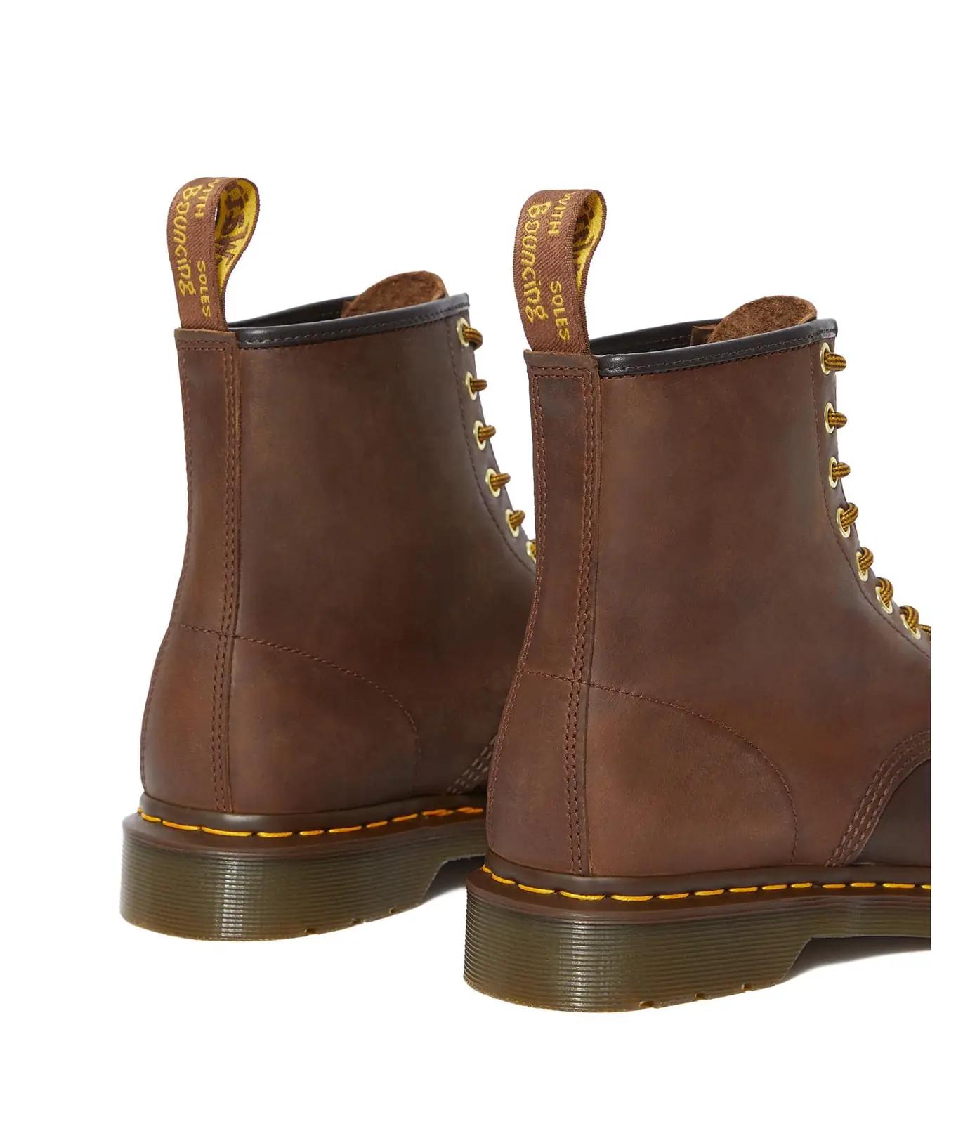 Dr. Martens nahast combat-saapad — vastupidav linnakäik – pilt 6