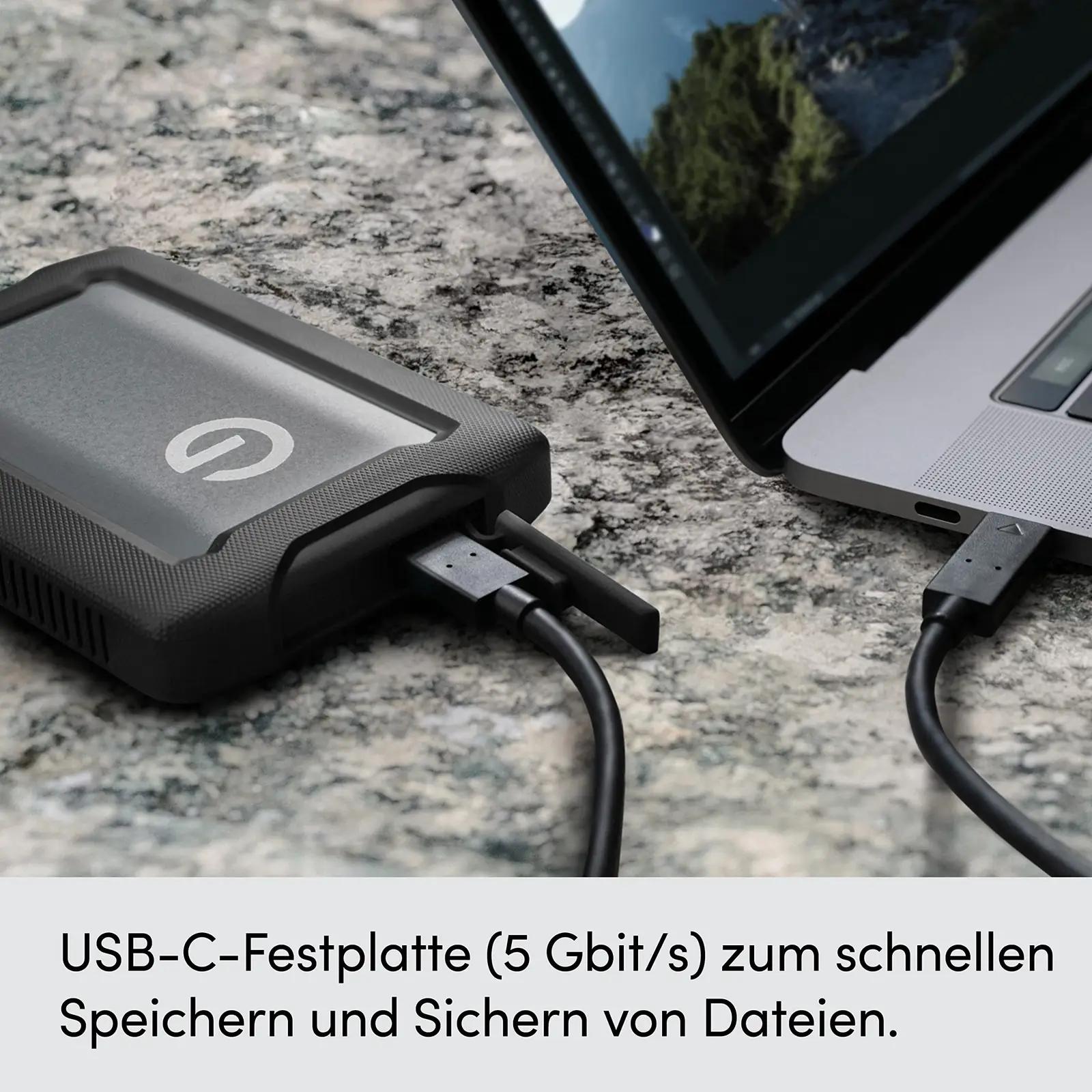 SanDisk Professional SDPH81G-005T-GBA1D välised kõvakettad – detailne lähivaade