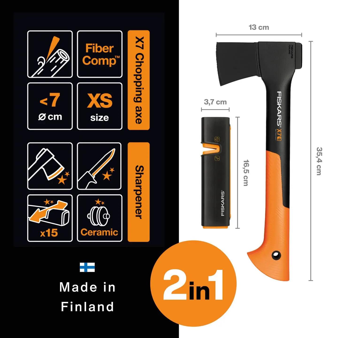 Fiskars 1020183 noad ja tööriistad – detailne lähivaade