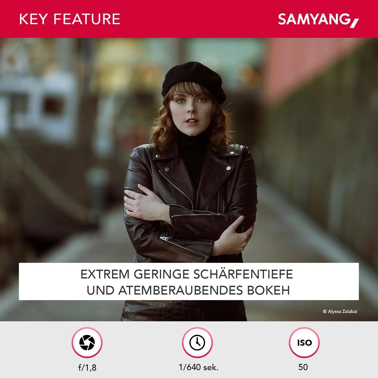 SAMYANG terav F1.8 135mm teleobjektiiv Sony FE jaoks – lisavaade