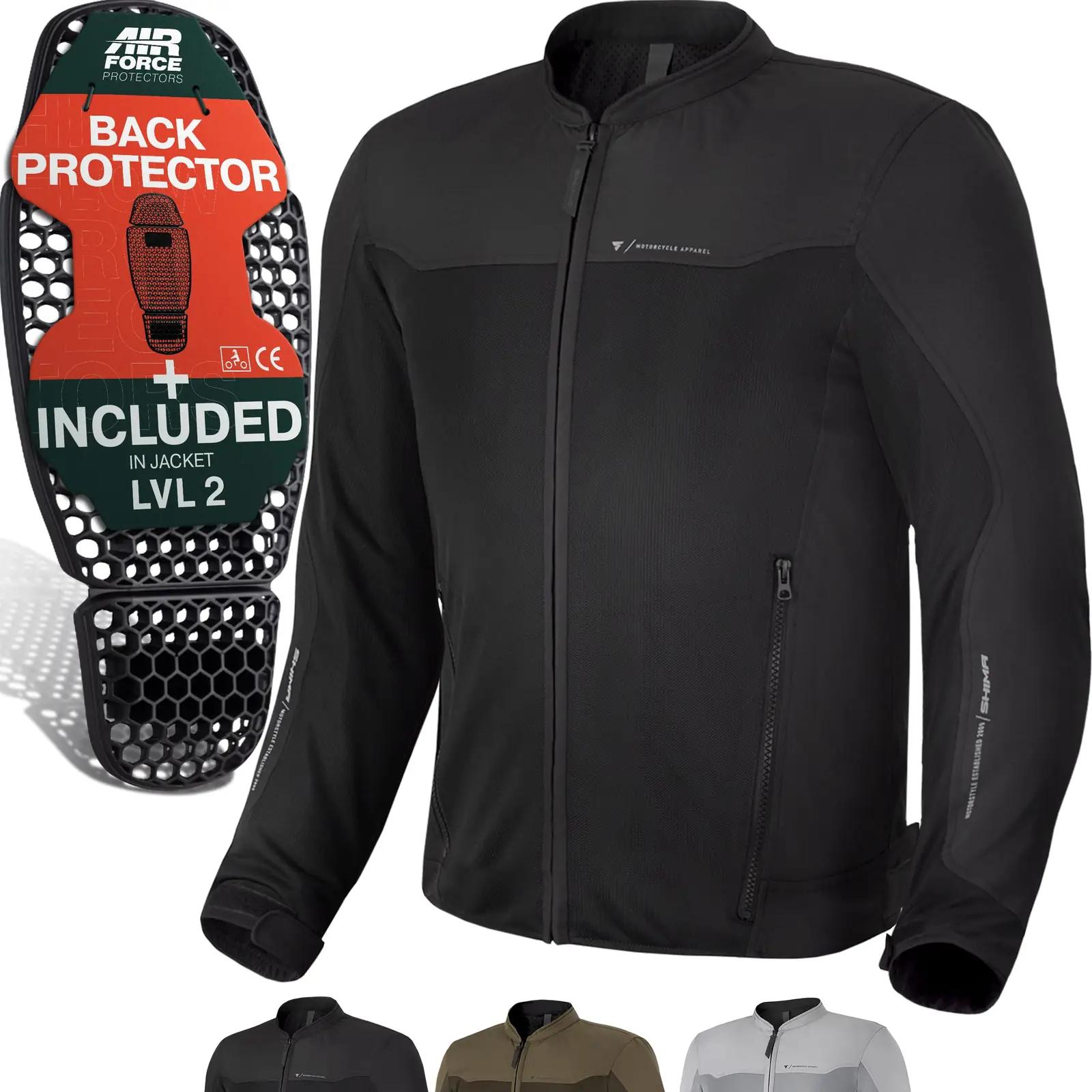 SHIMA OPENAIR JACKET MEN BLACK varuosad ja lisatarvikud – toote esivaade