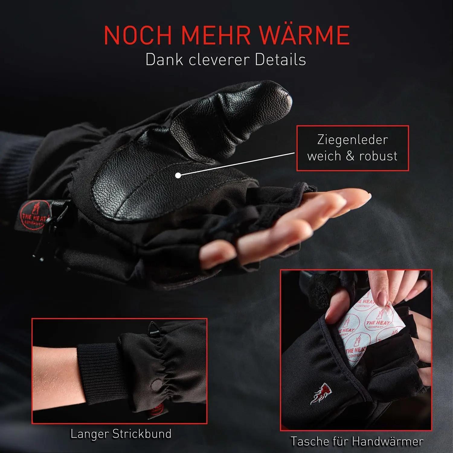 THE HEAT COMPANY pehmed softshell talvekindad ja pöidlakatted – pilt 6