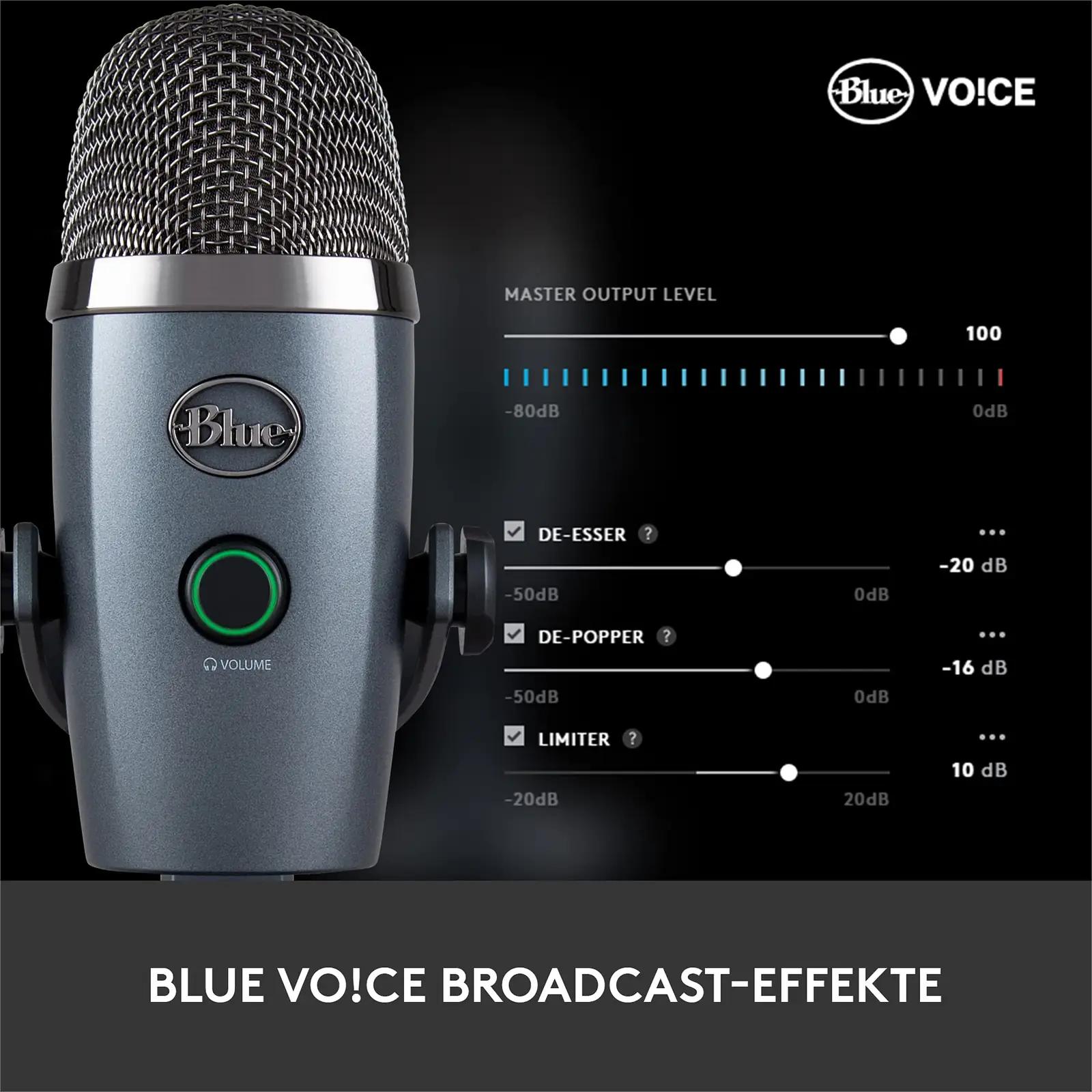 Logitech for Creators Blue Yeti Nano — kompaktne USB-mikrofon – kasutusnäide