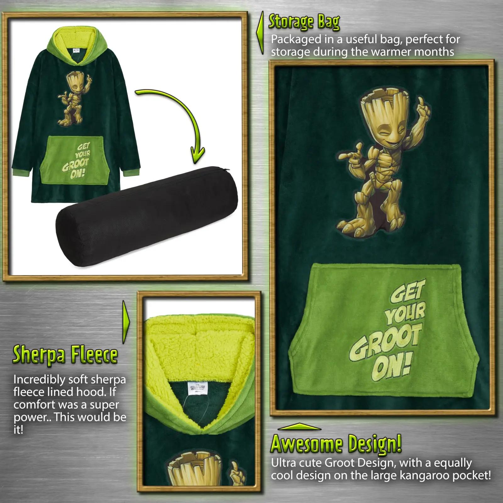 Marvel Press soe fleece-hoodie tekk meestele — ideaalne kingitus – kasutusnäide