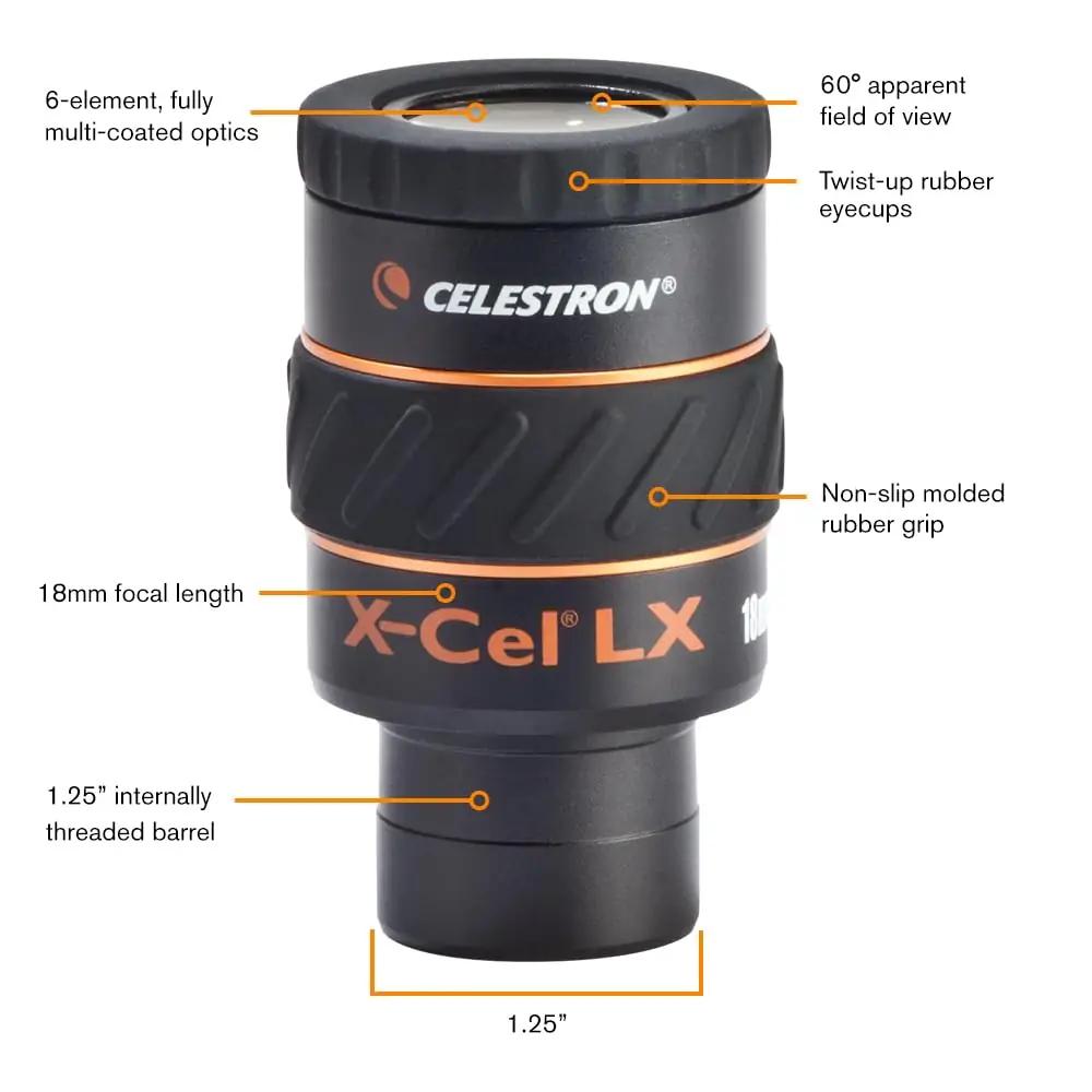 Celestron 93425-CGL teleskoobitarvikud – detailne lähivaade
