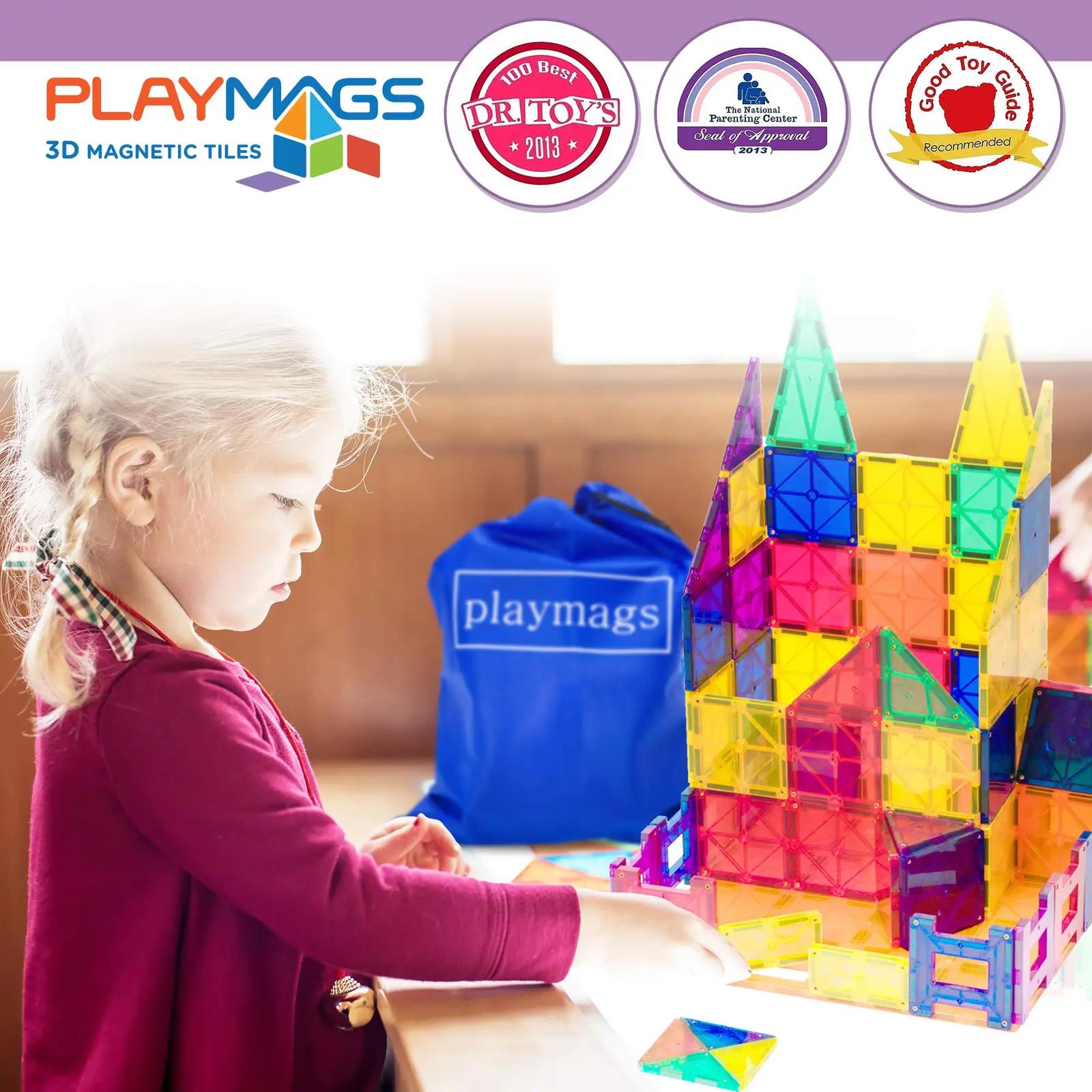 Playmags magnetilised ehitusklotsid — vastupidav mängukomplekt – pilt 6
