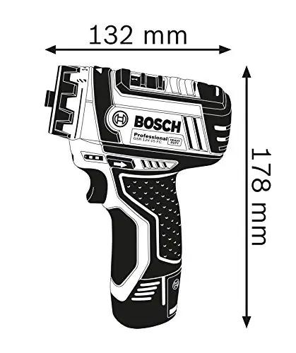 Bosch Professional vastupidav 12V juhtmeta kruvikeeraja – pakend ja tarvikud