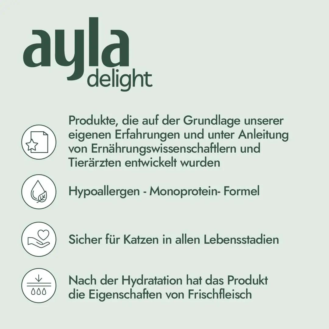 AYLA premium külmkuivatatud kiudtoit kassidele – valgurikas maius – pilt 6