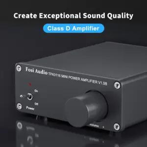 Fosi Audio V1.0 hifi-võimendid – detailne lähivaade